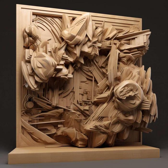 نموذج ثلاثي الأبعاد لآلة CNC 3D Art 